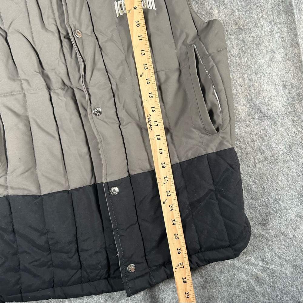 Icecream BBC Vest Mens Medium Grey Puffer Embroidered Billionaire Boys Club Rare - Picture 4 of 9